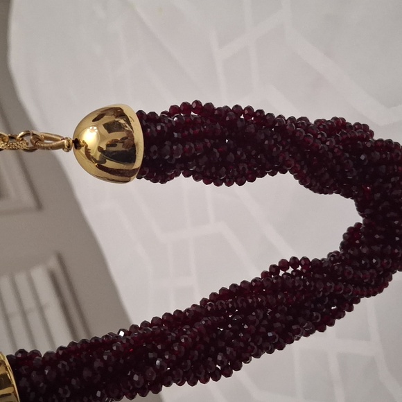 Talbots Red Bead Necklace - USED - Picture 4 of 5